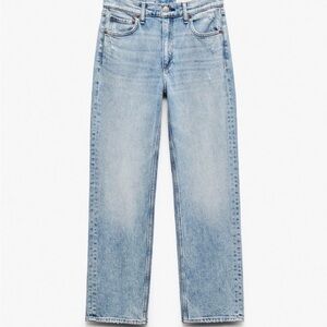 Rag & Bone Harlow Mid Rise Straight Jean wash LOU